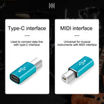 Bộ chuyển đổi Type-C cái sang MIDI đực đa năng cho nhạc cụ điện tử