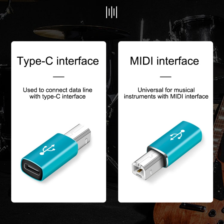 Bộ chuyển đổi Type-C cái sang MIDI đực đa năng cho nhạc cụ điện tử
