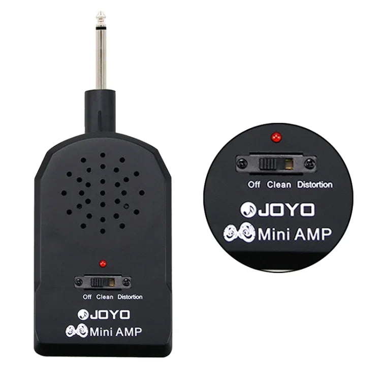 Ampli guitar mini công suất lớn JOYO JA-01 2W với loa bass điện tử và hiệu ứng méo tiếng, Hỗ trợ MP3 / Tai nghe, JA-01
