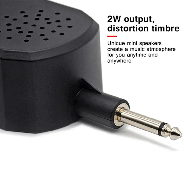 Ampli guitar mini công suất lớn JOYO JA-01 2W với loa bass điện tử và hiệu ứng méo tiếng, Hỗ trợ MP3 / Tai nghe, JA-01