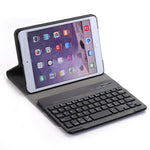 A03 Bao da máy tính bảng gập ngang siêu mỏng ABS đa năng + bàn phím Bluetooth cho iPad mini 3 / 2 / 1