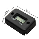 Đồng hồ báo thức hẹn giờ kỹ thuật số chống nước B708BK cho xe máy ATV, B708BK chống nước