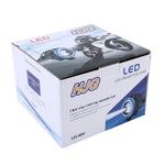 U7 10W 1000LM CREE LED Life Waterproof Headlamp Light with Angel Eyes Light for Motorcycle / SUV, DC 12V, U7 10W 1000LM Red Light, U7 10W 1000LM Blue Light