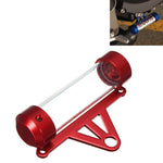 MP1001 Motorcycle Paper Car License Plate Placement Tube Waterproof Motorcycle Tax Tube Cylindrical Disc Paper Holder Air Vehicle License Plate Frame for Motorcycles, MP1001(White), MP1001(Black), MP1001(Blue), MP1001(Red)
