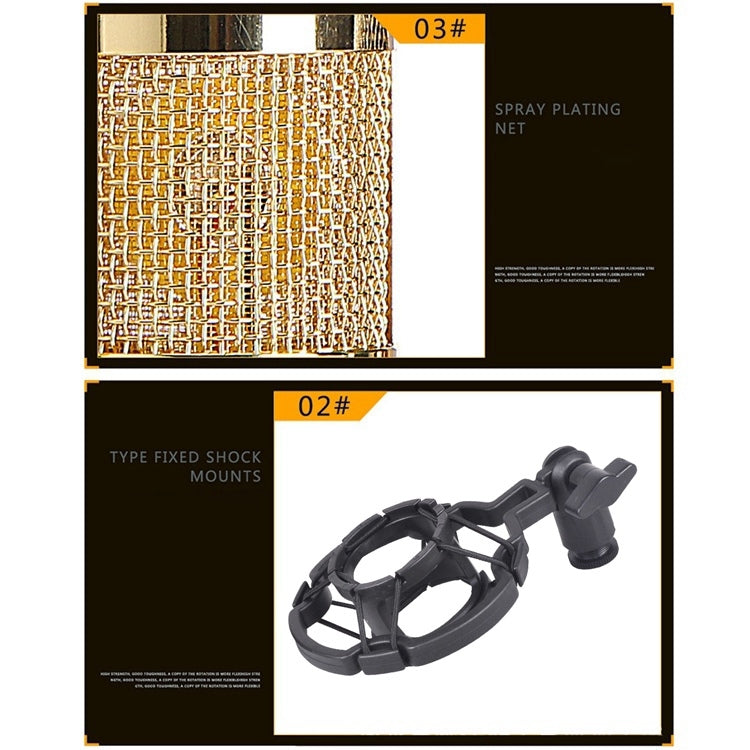 Tương thích với PC / Mac cho phát sóng trực tiếp, KTV, v.v., BM800 Đen, BM800 Hồng, BM800 Xanh, BM800 Đỏ, BM800 Trắng