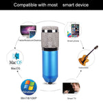 Bộ micro kim loại cao cấp BM-800 chuyên dùng cho hát K-Song mạng, Bộ BM800 Đen, Bộ BM800 Hồng, Bộ BM800 Xanh, Bộ BM800 Trắng