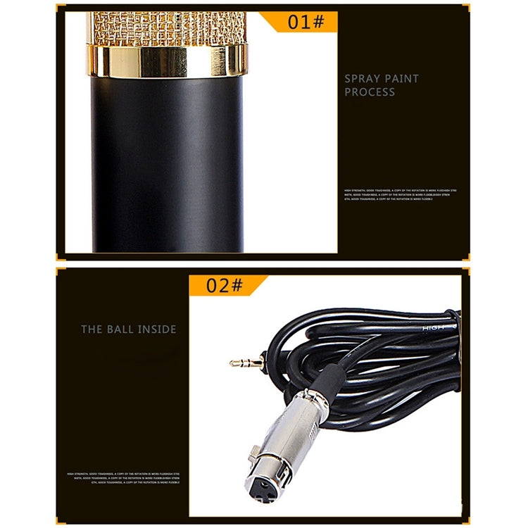 Bộ micro kim loại cao cấp BM-800 chuyên dùng cho hát K-Song mạng, Bộ BM800 Đen, Bộ BM800 Hồng, Bộ BM800 Xanh, Bộ BM800 Trắng
