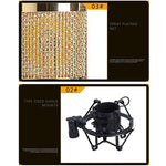Bộ micro kim loại cao cấp BM-800 chuyên dùng cho hát K-Song mạng, Bộ BM800 Đen, Bộ BM800 Hồng, Bộ BM800 Xanh, Bộ BM800 Trắng