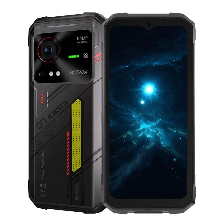 HOTWAV Hyper 7 Điện thoại bền, 8GB+256GB, 10800mAh, 6.6 inch Android 14 MediaTek Dimensity 7050 5G, Mạng: 5G, OTG, NFC