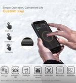 Chống nước IP68/IP69K, chống bụi, chống sốc, nhận diện khuôn mặt, pin 4000mAh, màn hình 5.0 inch Android 9.0 MTK6580A/W Quad Core lên đến 1.3GHz, Mạng: 3G, Armor X6 2GB+16GB