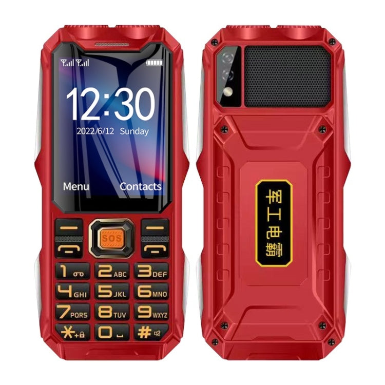 Chống nước, chống sốc, chống bụi, pin 16800mAh, màn hình 2.4 inch, 21 phím, Bluetooth, đèn pin LED, FM, SOS, Dual SIM, mạng: 2G, Q8 2G