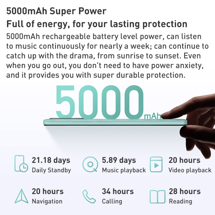 Điện thoại pin 5000mAh, nhận diện khuôn mặt & vân tay, màn hình 6.71 inch MIUI 13 MediaTek Helio G85 Octa Core lên đến 2.0GHz, mạng 4G, 2 SIM, không hỗ trợ Google Play, 4GB+128GB