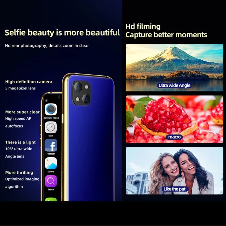 Nhận diện khuôn mặt hồng ngoại, Android 6.0 MTK6737 Quad Core lên đến 1.1GHz màn hình 3.46 inch, BT, WiFi, FM, mạng 4G, GPS, 2 SIM, 3GB+64GB