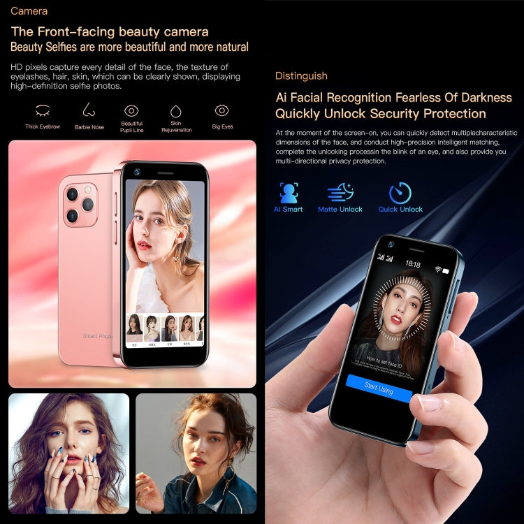Điện thoại Android 10.0 MTK6750 Octa Core màn hình 3.0 inch, Bluetooth, WiFi, OTG, mạng 4G, 2 SIM, hỗ trợ Google Play, 2GB+16GB