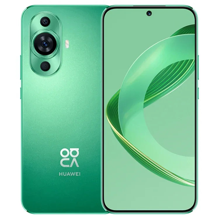 Hai camera sau, nhận diện vân tay trên màn hình, màn hình 6,7 inch HarmonyOS Qualcomm Snapdragon 778G 4G tám nhân lên đến 2,4GHz, Mạng: 4G, OTG, NFC, không hỗ trợ Google Play, nova 11 256GB