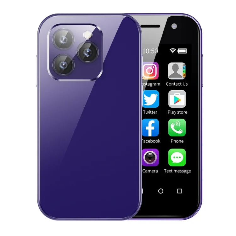 Nhận diện khuôn mặt, màn hình 3.0 inch Android 9.0 MTK6739CW Quad Core lên đến 1.28GHz, OTG, Mạng: 4G, Dual SIM, Hỗ trợ Google Play, 3GB+32GB