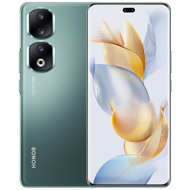 Camera ba phía sau + camera kép phía trước, nhận dạng vân tay trên màn hình, màn hình 6.78 inch Magic UI 7.1 Android 13 Qualcomm Snapdragon 8+ Gen 1 Octa Core lên đến 3.0GHz, Mạng: 5G, OTG, NFC, Không hỗ trợ Google Play, Honor 90 Pro 5G 12GB+256GB