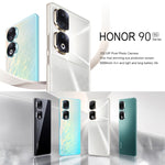 Camera ba phía sau + camera kép phía trước, nhận dạng vân tay trên màn hình, màn hình 6.78 inch Magic UI 7.1 Android 13 Qualcomm Snapdragon 8+ Gen 1 Octa Core lên đến 3.0GHz, Mạng: 5G, OTG, NFC, Không hỗ trợ Google Play, Honor 90 Pro 5G 12GB+256GB