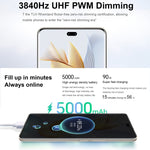 Camera ba phía sau + camera kép phía trước, nhận dạng vân tay trên màn hình, màn hình 6.78 inch Magic UI 7.1 Android 13 Qualcomm Snapdragon 8+ Gen 1 Octa Core lên đến 3.0GHz, Mạng: 5G, OTG, NFC, Không hỗ trợ Google Play, Honor 90 Pro 5G 12GB+256GB