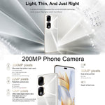 Camera ba phía sau + camera kép phía trước, nhận dạng vân tay trên màn hình, màn hình 6.78 inch Magic UI 7.1 Android 13 Qualcomm Snapdragon 8+ Gen 1 Octa Core lên đến 3.0GHz, Mạng: 5G, OTG, NFC, Không hỗ trợ Google Play, Honor 90 Pro 5G 12GB+256GB