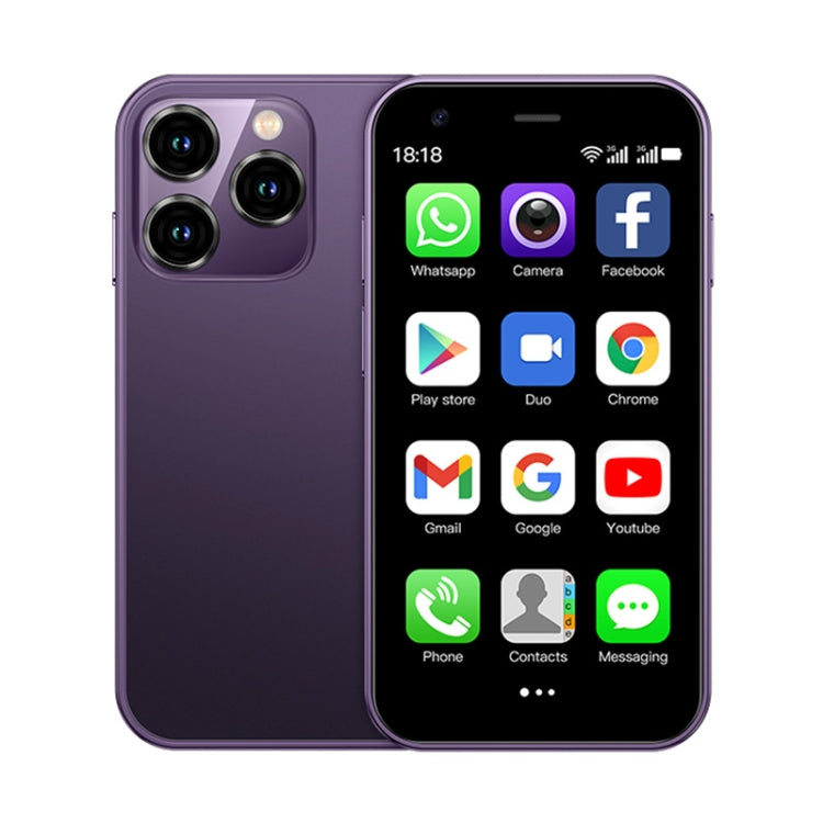 Màn hình 3.0 inch Android 8.1 MTK6580 Quad Core lên đến 1.3GHz, Bluetooth, WiFi, GPS, Mạng: 3G, Dual SIM, SOYES XS15