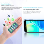 Màn hình 3.0 inch Android 8.1 MTK6580 Quad Core lên đến 1.3GHz, Bluetooth, WiFi, GPS, Mạng: 3G, Dual SIM, SOYES XS15