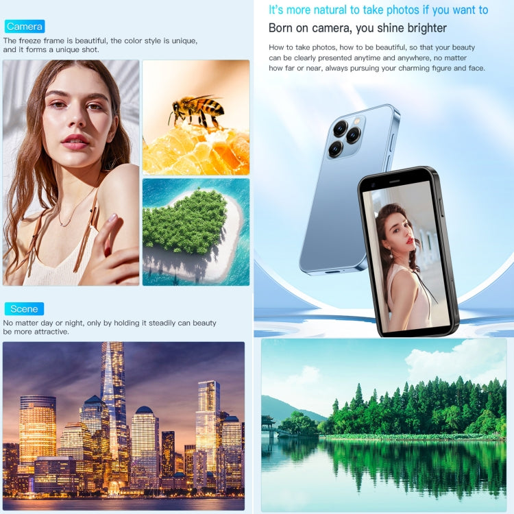 Màn hình 3.0 inch Android 8.1 MTK6580 Quad Core lên đến 1.3GHz, Bluetooth, WiFi, GPS, Mạng: 3G, Dual SIM, SOYES XS15