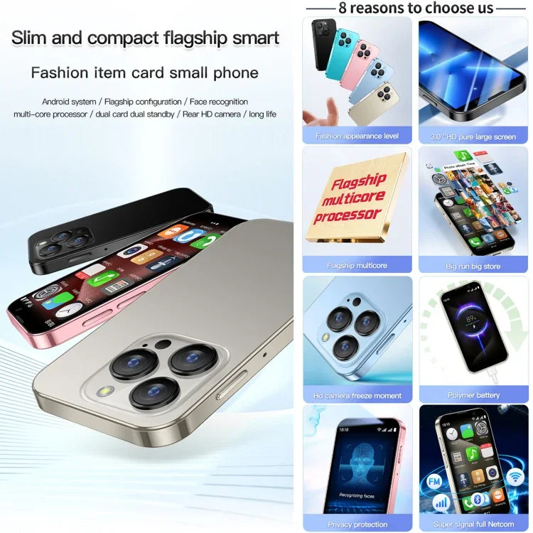 SOYES XS18 Pro, 2GB+16GB, 3.0 inch Android 9.0 MTK6580 Quad Core, Mạng: 3G, 2 SIM, XS18 Pro