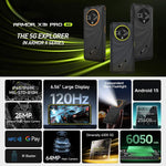 Ulefone Armor X31 Pro 5G, 8GB+256GB, tầm nhìn ban đêm, điện thoại bền IP68/IP69K, màn hình 6.56 inch Android 14 MediaTek Dimensity 6300 Octa Core, Mạng: 5G, NFC, OTG, Armor X31 Pro