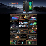 Blackview BV4800 SE Điện thoại bền, 4GB+64GB, 6.56 inch Android 15 UMS9320E T615 Octa Core, Mạng: 4G, OTG, NFC, BV4800 SE 4GB+64GB