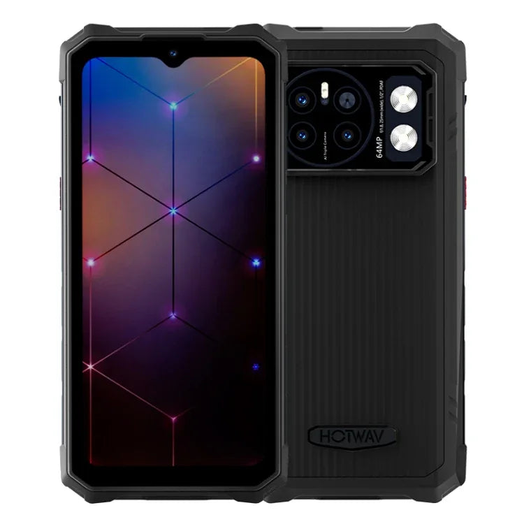 HOTWAV CYBER 13, điện thoại bền IP68/IP69K, 8GB+128GB, pin 10800mAh, màn hình 6.6 inch Android 14.0 Unisoc T606 Octa Core, Mạng: 4G, NFC, OTG
