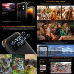 HOTWAV CYBER 13, điện thoại bền IP68/IP69K, 8GB+128GB, pin 10800mAh, màn hình 6.6 inch Android 14.0 Unisoc T606 Octa Core, Mạng: 4G, NFC, OTG