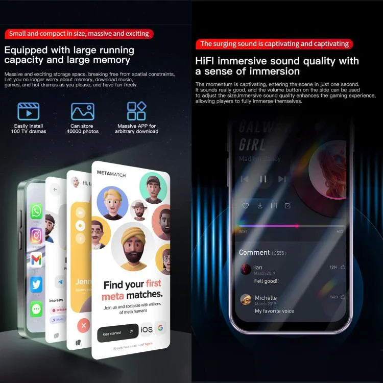 SOYES XS19 Pro, 3GB+32GB, màn hình 3.8 inch Android 12.0 MTK6762 Quad Core, Mạng: 4G, Dual SIM, GPS, OTG, hỗ trợ Google Play Store, 3GB+32GB