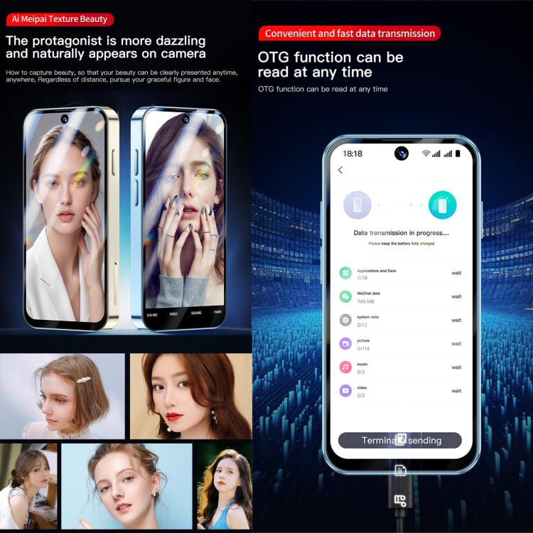 SOYES XS19 Pro, 4GB+64GB, màn hình 3.8 inch Android 12.0 MTK6762 Quad Core, Mạng: 4G, Dual SIM, GPS, OTG, hỗ trợ Google Play Store, 4GB+64GB
