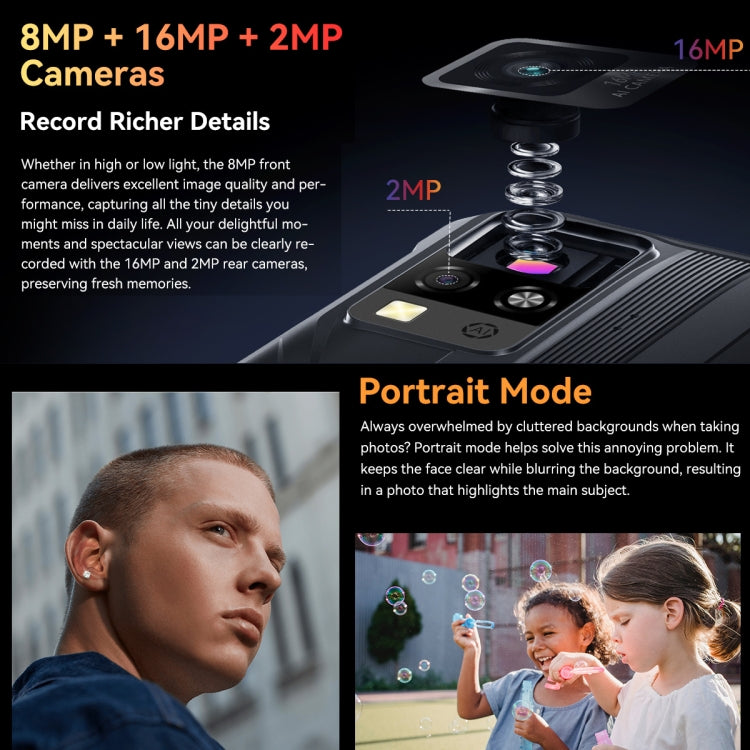 Blackview BV4800 Pro, 4GB+128GB, IP68/IP69K/MIL-STD-810H, màn hình 6.56 inch Android 14 Unisoc T606 Octa Core, Mạng: 4G, OTG