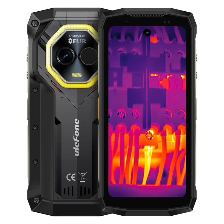 Ulefone Armor Mini 20T Pro, chụp ảnh nhiệt, 8GB+256GB, điện thoại bền IP68/IP69K, màn hình 4.7 inch Android 14 MediaTek Dimensity 6300 5G Octa Core, Mạng: 5G, NFC, OTG, Armor Mini 20T Pro