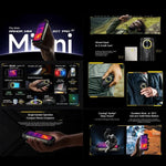Ulefone Armor Mini 20T Pro, chụp ảnh nhiệt, 8GB+256GB, điện thoại bền IP68/IP69K, màn hình 4.7 inch Android 14 MediaTek Dimensity 6300 5G Octa Core, Mạng: 5G, NFC, OTG, Armor Mini 20T Pro