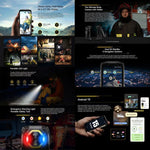 Ulefone Armor Mini 20T Pro, chụp ảnh nhiệt, 8GB+256GB, điện thoại bền IP68/IP69K, màn hình 4.7 inch Android 14 MediaTek Dimensity 6300 5G Octa Core, Mạng: 5G, NFC, OTG, Armor Mini 20T Pro