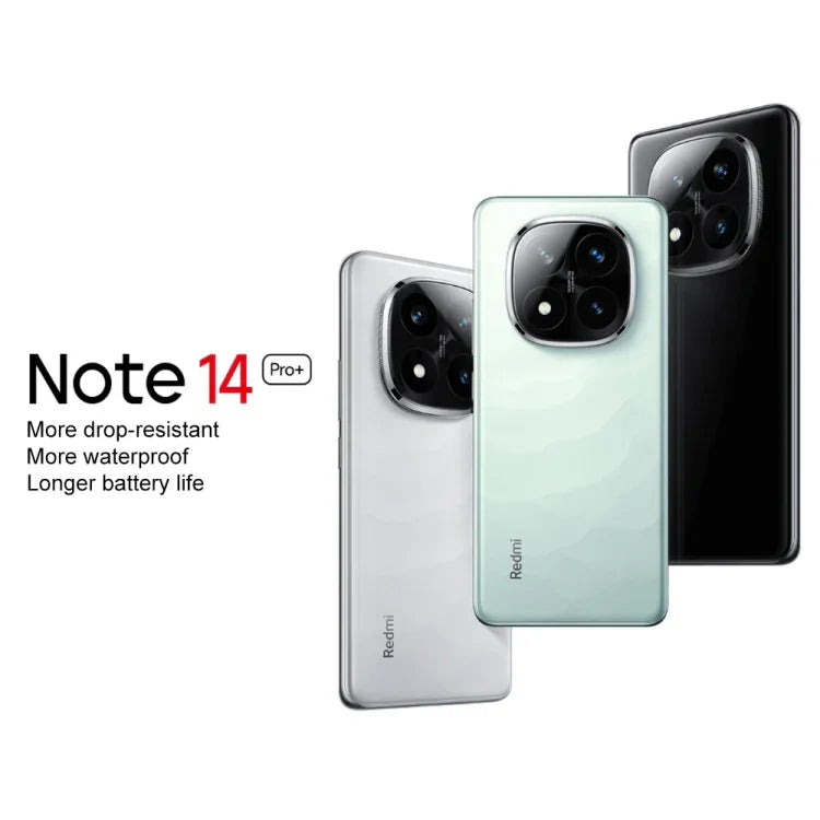 Xiaomi Redmi Note 14 Pro+, 16GB+512GB, màn hình 6.67 inch Xiaomi HyperOS Snapdragon 7s Gen 3 Octa Core, NFC, Mạng: 5G, 16GB+512GB