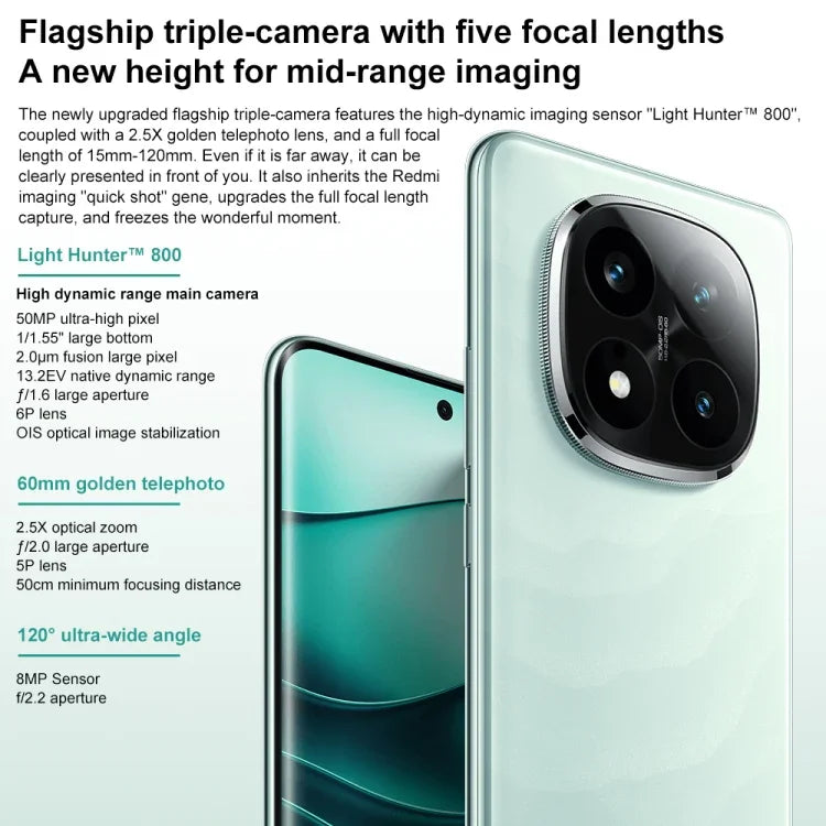 Xiaomi Redmi Note 14 Pro+, 16GB+512GB, màn hình 6.67 inch Xiaomi HyperOS Snapdragon 7s Gen 3 Octa Core, NFC, Mạng: 5G, 16GB+512GB