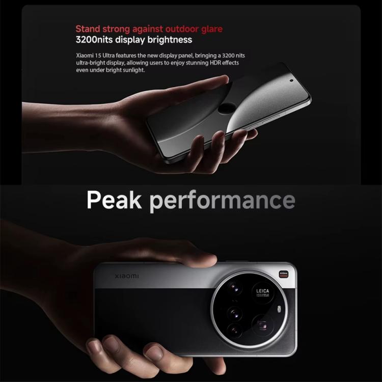 Xiaomi 15 Ultra Toàn cầu, 16GB+512GB, Cảm biến vân tay siêu âm 3D, Camera 200MP, Màn hình 6.73 inch Xiaomi HyperOS 2 Snapdragon 8 Elite Octa Core 3nm, NFC, Mạng: 5G, Xiaomi 15 Ultra Toàn cầu, 16GB+512GB (Bạc), Xiaomi 15 Ultra Toàn cầu, 16GB+512GB (Đen)