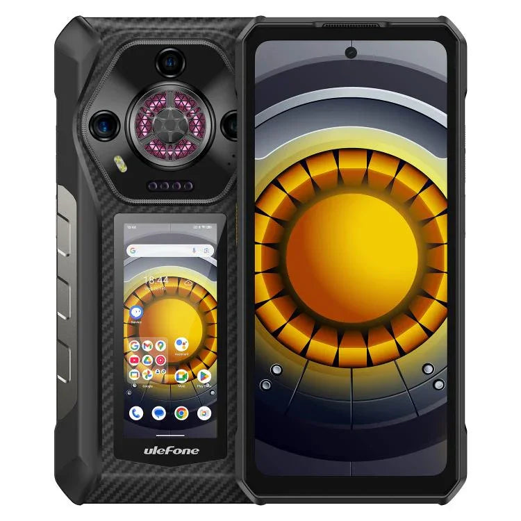 Ulefone Armor 30 Pro Điện thoại bền, 16GB+512GB, Tầm nhìn ban đêm, Màn hình kép 6.95 inch + 3.4 inch Android 14 MediaTek Dimensity 7300X Octa Core, Mạng: 5G, OTG, NFC, Armor 30 Pro