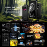 Ulefone Armor X32 Pro 5G, 8GB+256GB, Tầm nhìn ban đêm, Điện thoại bền IP68/IP69K, 5.65 inch Android 14 MediaTek Dimensity 6300 Octa Core, Mạng: 5G, NFC, OTG, Armor X32 Pro 5G