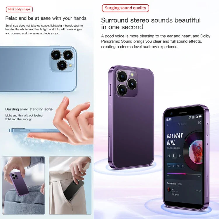 SOYES XS16, 2GB+16GB, 3.0 inch Android 10.0 MTK6737 Quad Core, Bluetooth, WiFi, Mạng: 4G, 2 SIM, Hỗ trợ Google Play Store, 2GB+16GB