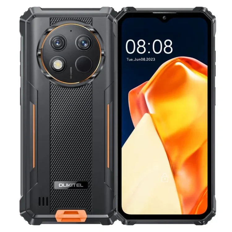 Điện thoại bền Oukitel G1, 6GB+256GB, nhận diện vân tay, màn hình 6.52 inch Android 14 T606 Octa Core, NFC, OTG, Mạng: 4G