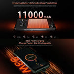 Điện thoại bền bỉ Oukitel WP55 5G, 12GB+256GB, Camera 108MP, Cảm biến vân tay, Màn hình 6.6 inch MediaTek Dimensity 7025 Octa Core, NFC, OTG, Mạng: 5G, WP55