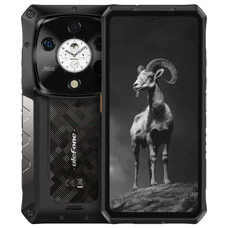 Điện thoại bền bỉ Ulefone Armor 28 Pro, 16GB+512GB, Tầm nhìn ban đêm, Pin 10600mAh, Màn hình 6.67 inch + 1.04 inch Android 15 MediaTek Dimensity 7300 Octa Core, Mạng: 5G, NFC