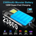 Điện thoại bền bỉ Unihertz 8849 Tank 2 Pro với máy chiếu tầm nhìn ban đêm, 12GB+256GB, 6.79 inch Android 14 MTK6789 Octa Core, Mạng: 4G