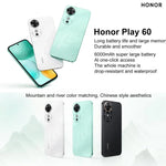 Honor Play 60, 6GB+128GB, Cảm biến vân tay bên cạnh, 6.61 inch MagicOS 9.0 Dimensity 6300 Octa Core, Mạng: 5G, OTG, Play 60, 6GB+128GB, 6GB+128GB