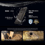 Điện thoại bền Ulefone Armor X16, 6GB+128GB, Nhìn ban đêm, IP68/IP69K, 6.56 inch Android 15 MediaTek Helio G91 Octa Core, Mạng: 4G, NFC, OTG, Armor X16, 6GB+128GB
